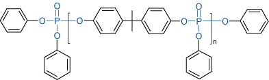 Bisphenol A bis-diphenylphosphate (BDP) Chemical Structure Bisphenol A bis-diphenylphosphate (BDP) Chemical Structure