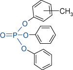 CDP, Cresyldiphenyl phosphate Chemical Structure CDP, Cresyldiphenyl phosphate Chemical Structure