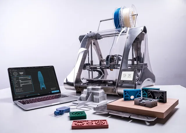 Successive layers of material formed under computer control to create a 3D object