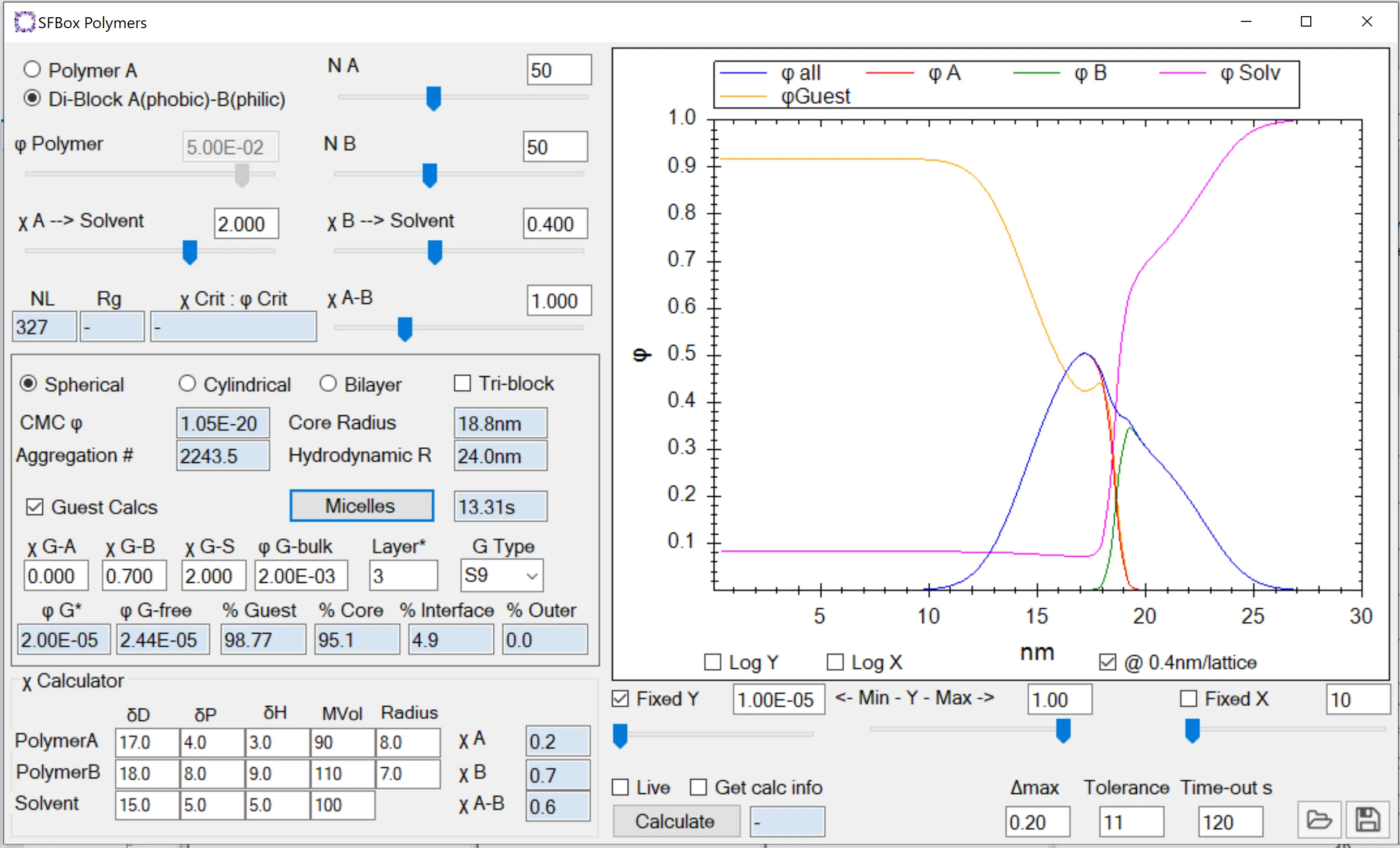 Emulsion Calculations