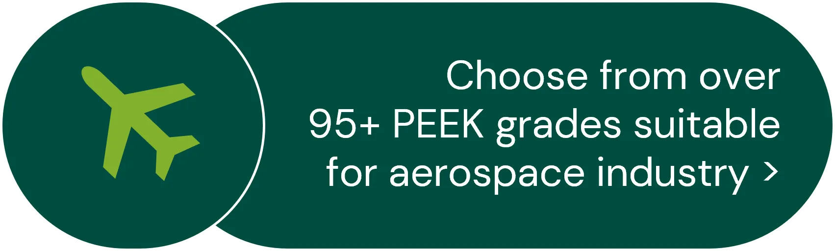 PEEK grades for aerospace industry