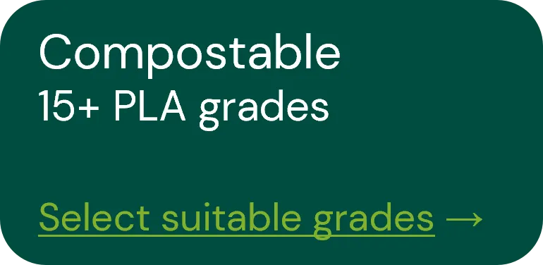 Select 15+ Compostable PLA Grades