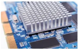 Heat sinks transfer thermal energy away from power devices into the surrounding air