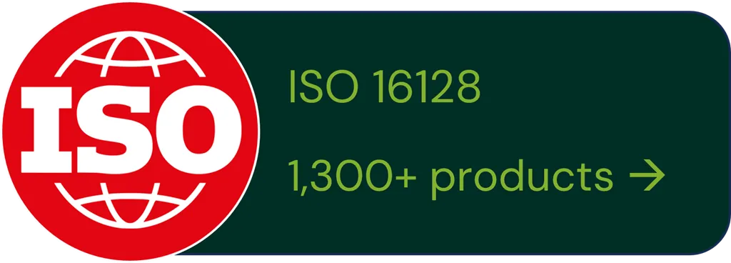ISO 16128-certified cosmetic ingredients