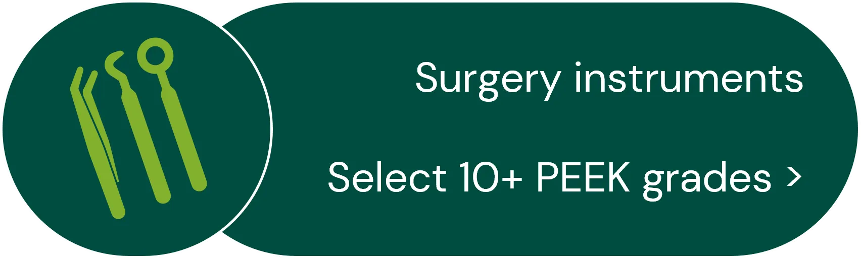 PEEK grades for surgical instruments