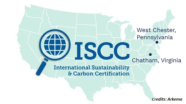 Arkema receives ISCC+ certification