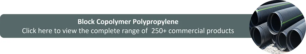 Block Copolymer Propylene - Explore All Commercial Grades BCP