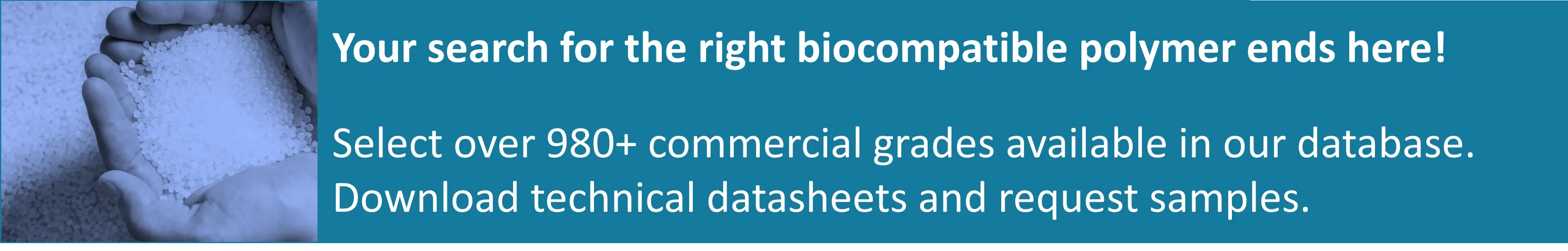 Biocompatible Polymers - Check Out the Complete Portfolio Here Biocompatible Polymers - Check Out the Complete Portfolio Here