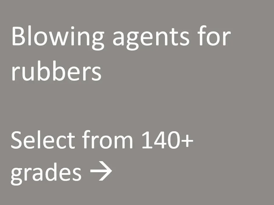 Blowing agents for rubbers