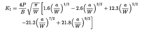 Calculating Stress Intensity Factor Calculating Stress Intensity Factor