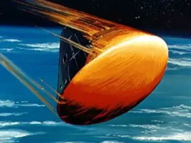 Command Module Ablative Shield Rendering Command Module Ablative Shield Rendering