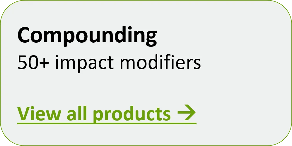 Explore All Compounded Impact Modifiers Compounding Modifiers