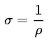 Conductivity formula