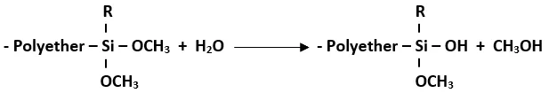 Conversion from Methoxysilane to Silanol
