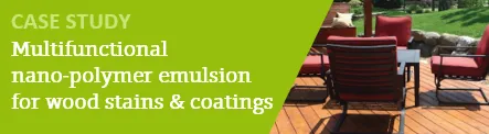 Crilat 7829: Multifunctional nano-polymer emulsion for wood stains & coatings