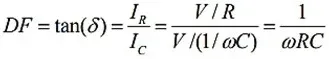 Dissipation Factor Formula Dissipation Factor Formula