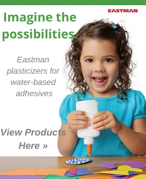 Eastman plasticizers for water-based adhesives