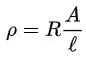 Electrical Resistivity Formula