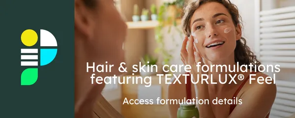 TEXTURLUX® FEEL formulation details for hair and skin care