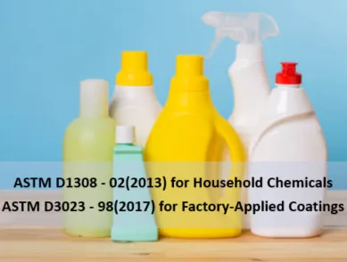 Standards for the Effect of Chemical Reagents and Stains Standards for the Effect of Chemical Reagents and Stains