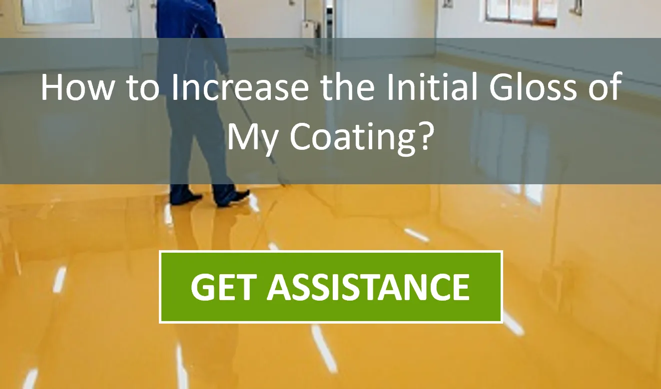 How to Increase the Initial Gloss of My Coating