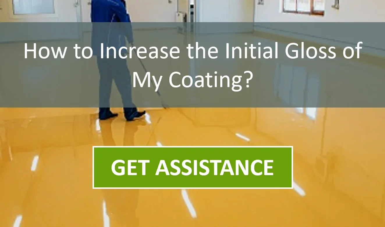 How to Increase the Initial Gloss of My Coating