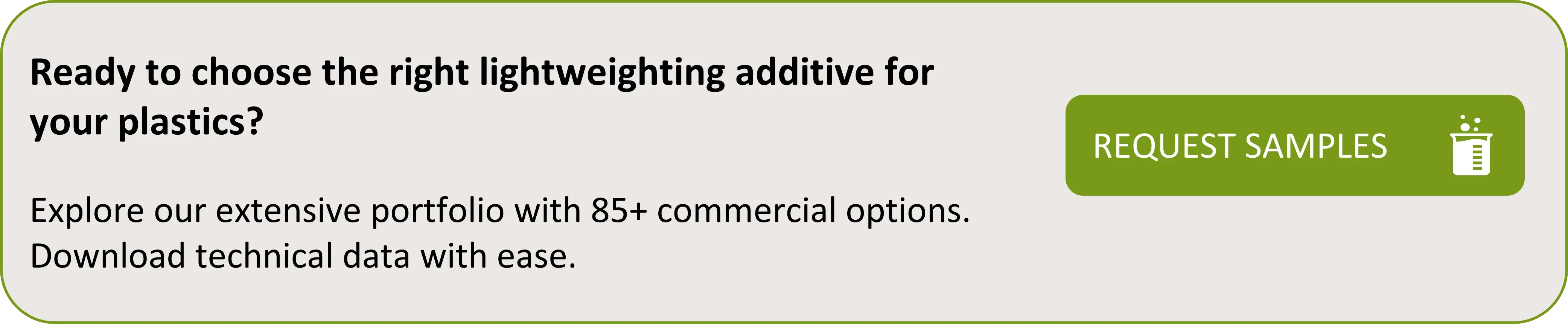 Lightweight Platic Additives