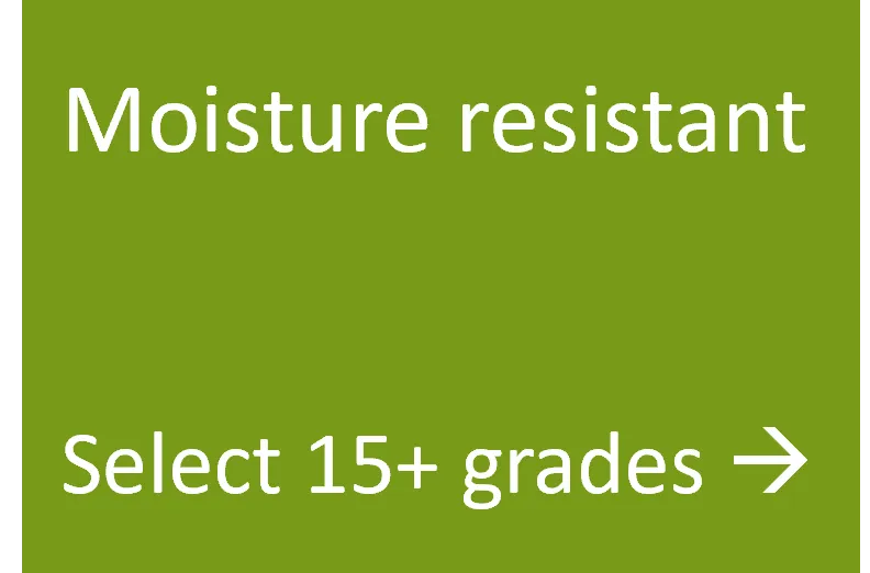 Moisture resistant polymers using photopolymerization