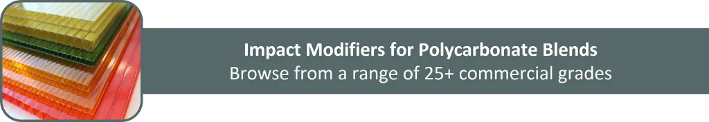 Check out All Impact Modifiers for PC Blends Impact Modifiers for PC Blends