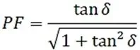 Formula to Calculate PF Relation between DF and PF