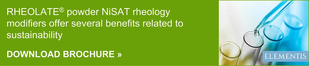Rheolate Sustainability Benefits