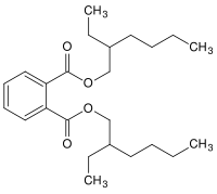 Structure of DEHP DEHP