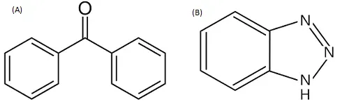 Structure of Benzophenone and Benzotriazole Structure of Benzophenone and Benzotriazole