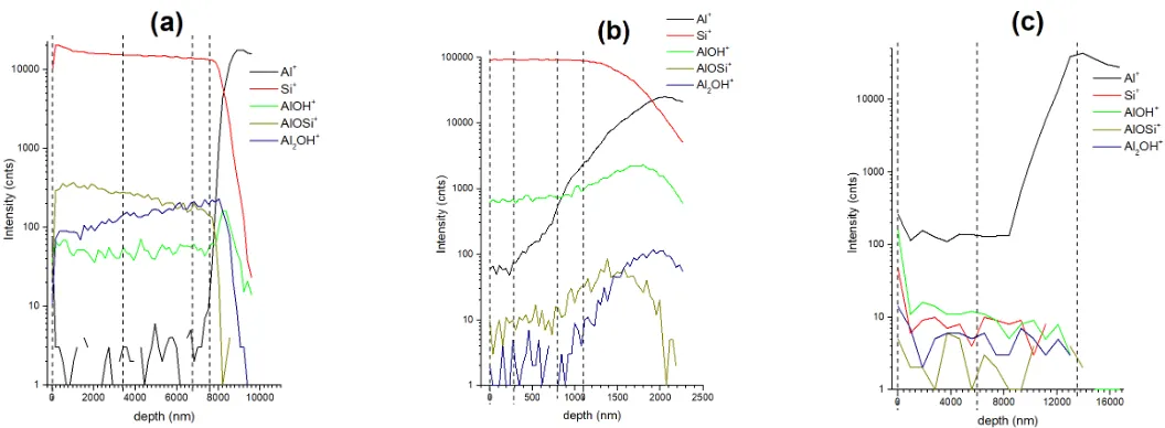 ToF-SIMS depth profile