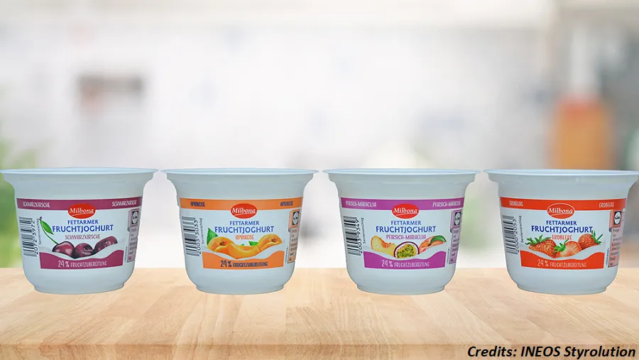 INEOS Styrolution Successfully Uses Mechanically Recycled PS in Yoghurt Cup