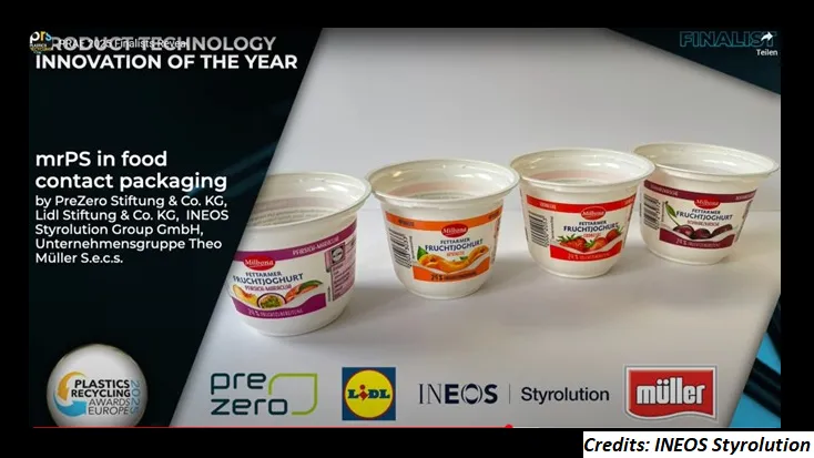 INEOS Styrolution's PS Recycling Solution Finalist for 2025 Plastics Recycling Awards