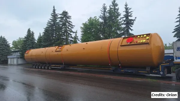 Orion Multiple Tire Pyrolysis Oil Tanks Poland Plant Carbon Black 