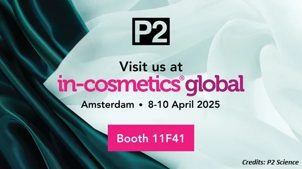 P2 Science showcases its ingredients and 'Feel Good' concept at in-cosmetics Global 