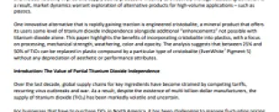 2 Independence in Low-Density Polyethylene Masterbatch and Compound