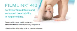 FilmLink® 410: Fewer Defects, Better Breathability