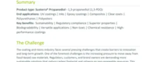 Bio-based 1,3-Propanediol