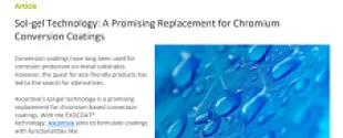 A Promising Replacement for Chromium Conversion Coatings