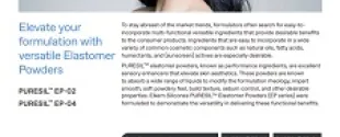 PURESIL elastomer powders