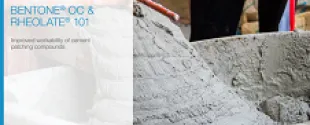 Improved workability of cement patching compounds