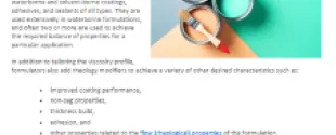 Elementis Rheology Additives