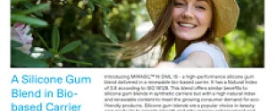 A Silicone Gum Blend in Biobased Carrier