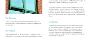 Obtain PU/Acrylic Dispersions for high-performance PVC coatings by Incorez