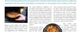Thermoformer of food packaging partners with Milliken