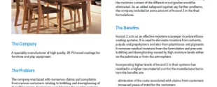 Moisture scavenger for 2K PU wood coatings