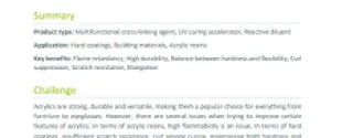 Reactive diluent for hard coatings